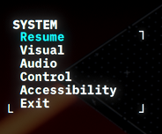 system menu