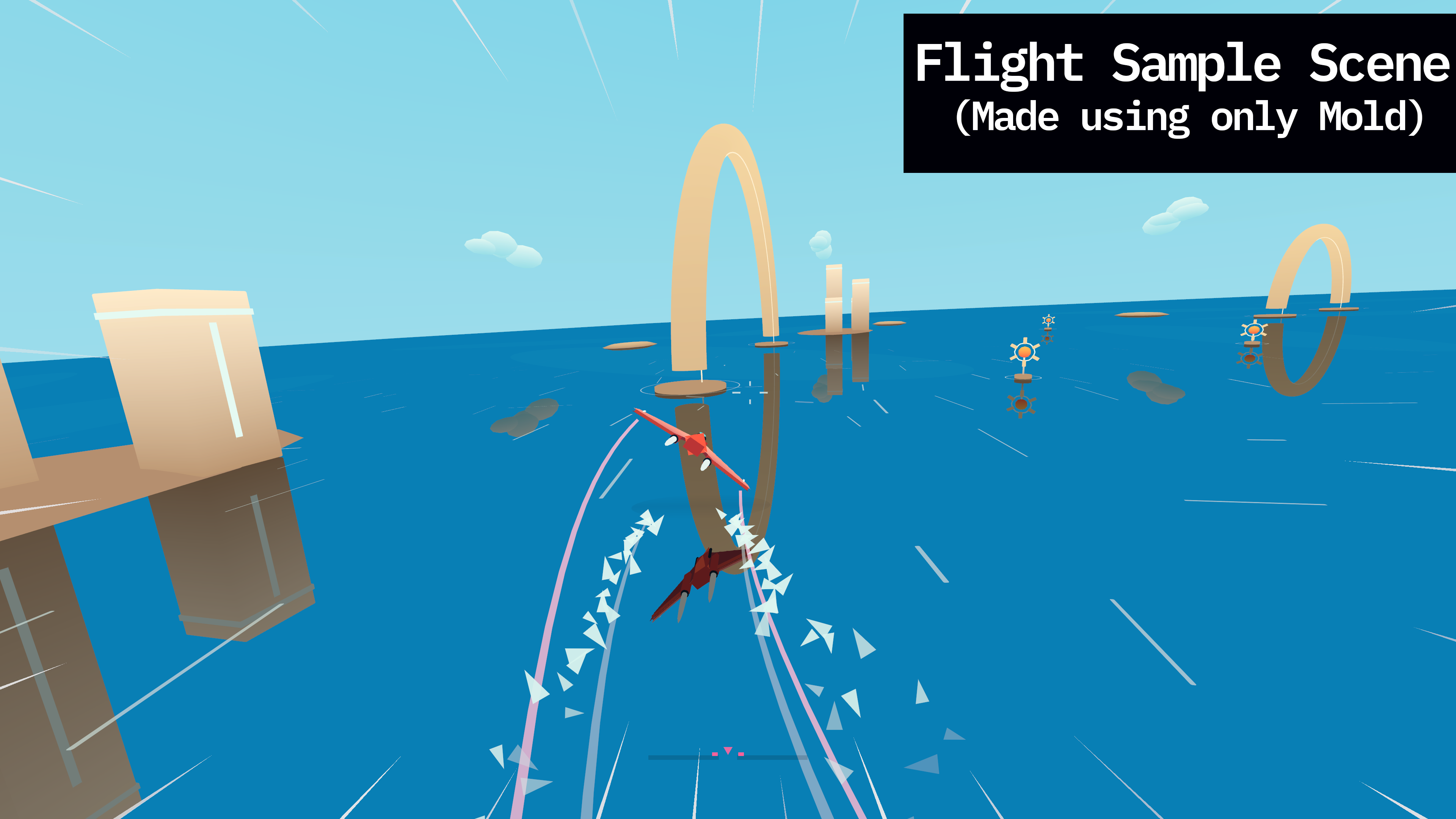 A plane scene